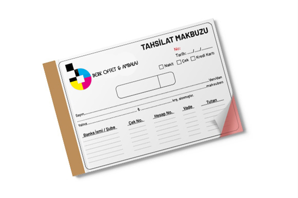 Ankara Tahsilat Makbuzu Baskı